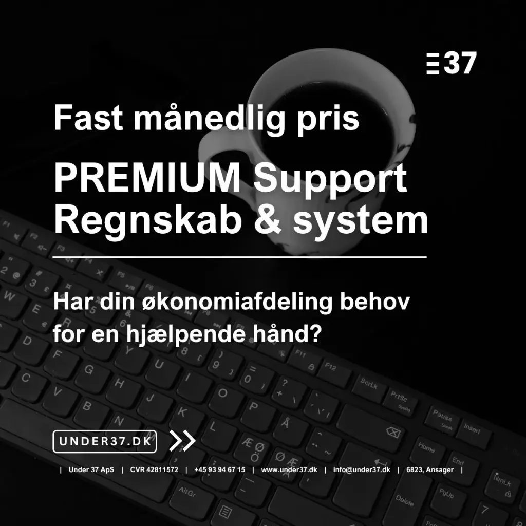 PREMIUM Support - Regnskab, bogføring & system